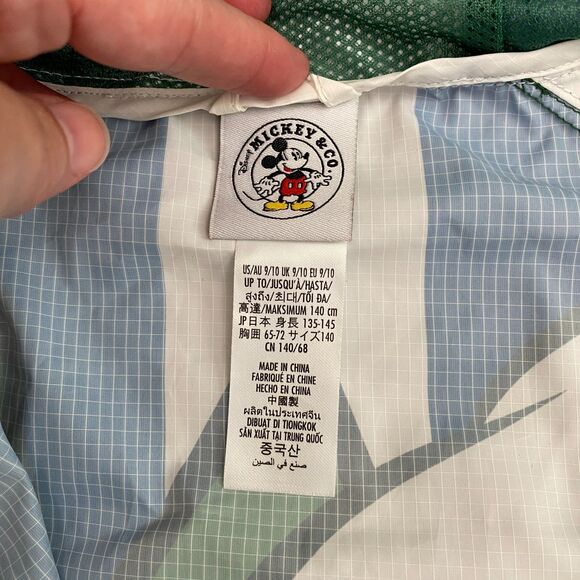 Disney Mickey & Co Jacket Windbreaker Zip Up Hooded Goofy Donald Duck Size 9/10 - Picture 6 of 13